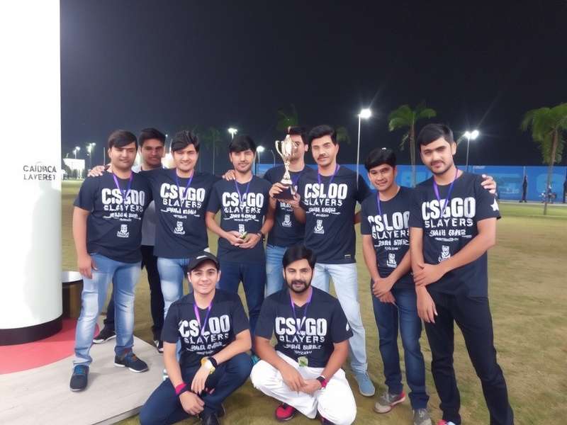 Jaipur CSGO Slayers Winning Trophy